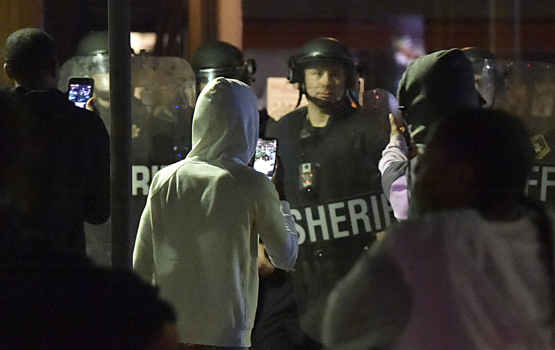 Filming officers